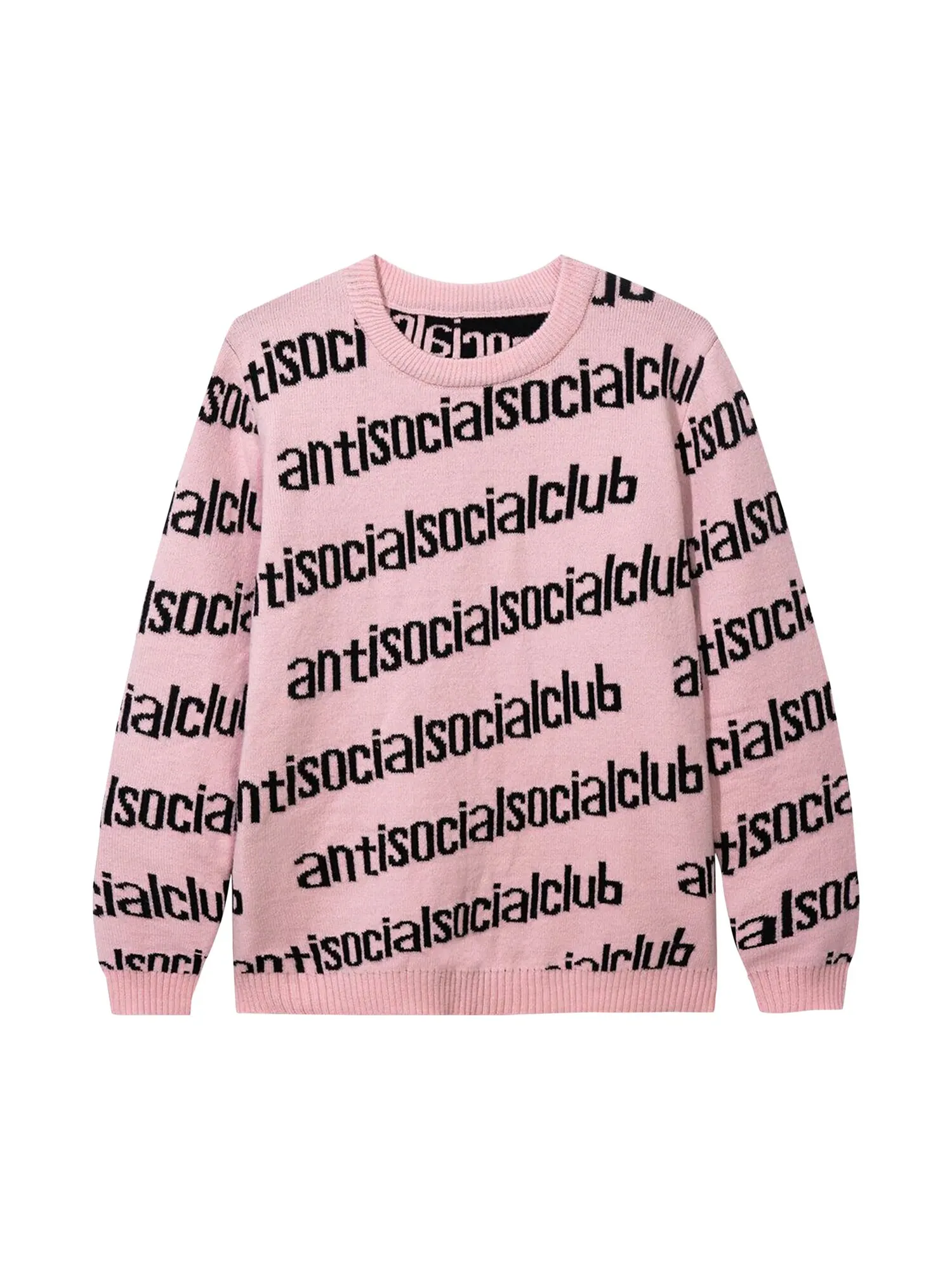 Вязаный круглый вырез Anti Social Social Club In The Loop — изображение 1 из 2, розовый