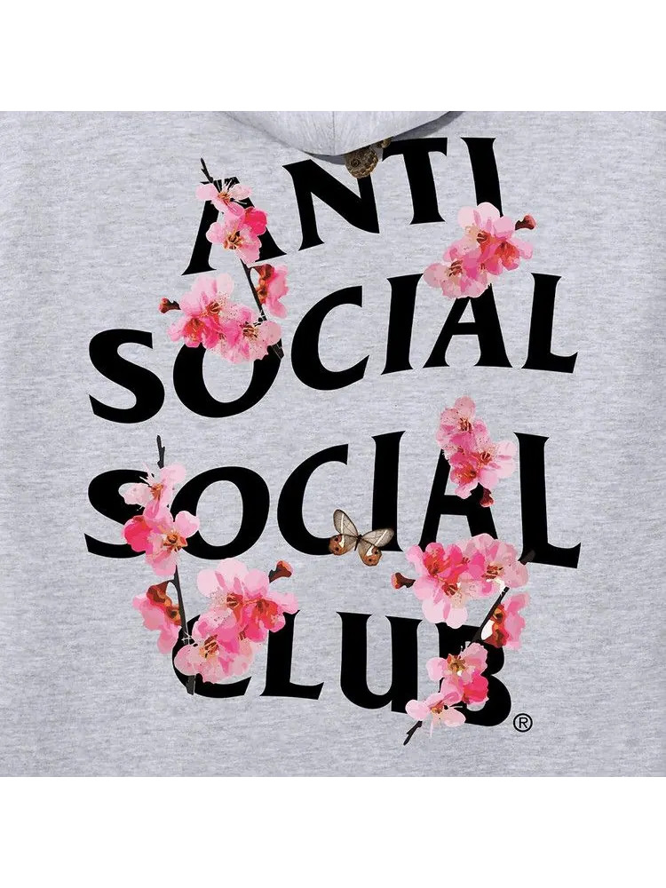 Худи Anti Social Social Club Kkotch Hoodie, Ath Heather — изображение 4 из 4, серый