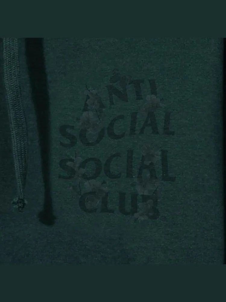 Худи Anti Social Social Club Kkotch Hoodie — изображение 3 из 4, зеленый