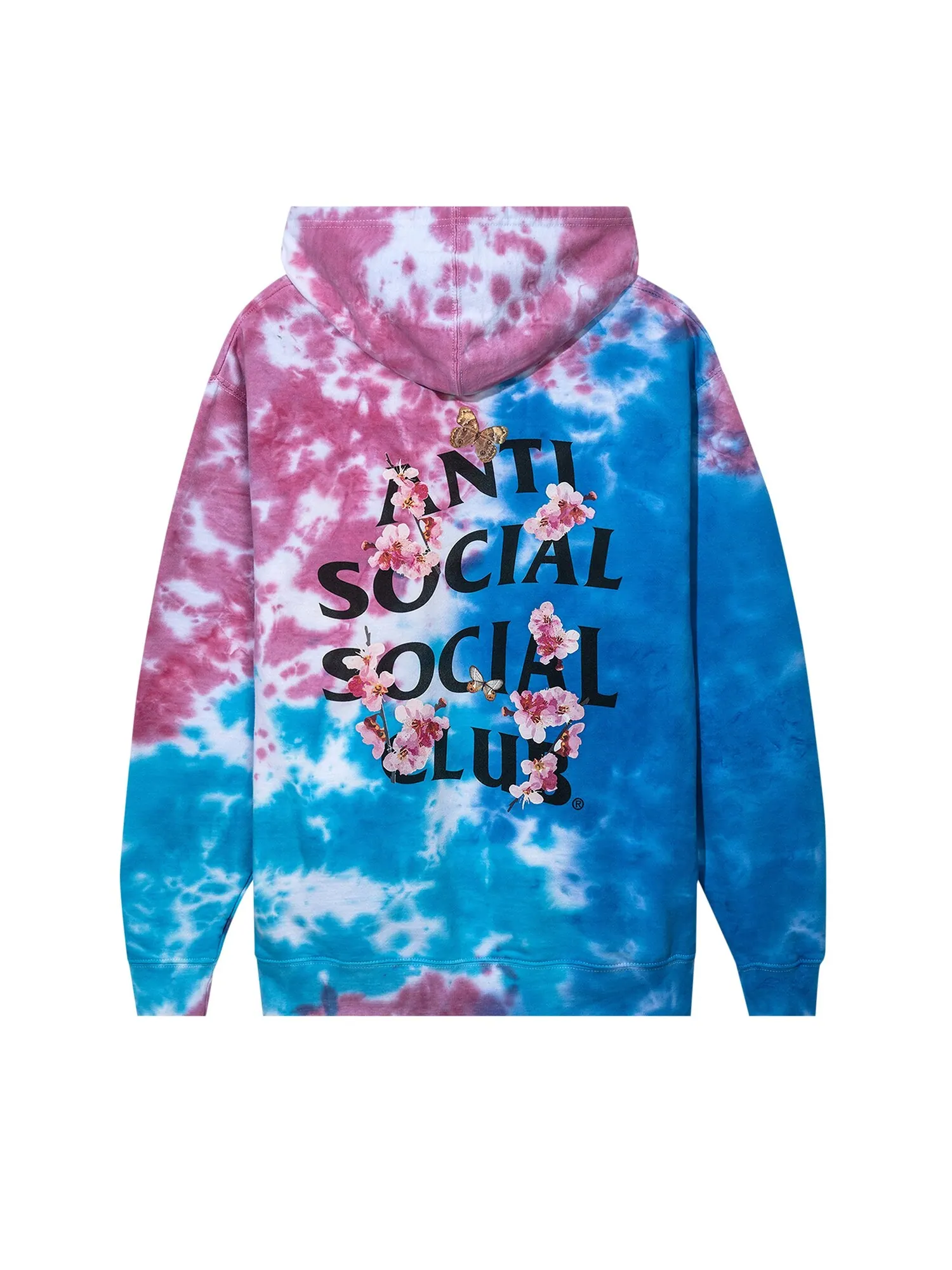 Толстовка Anti Social Social Club Kkoch Hi-5 Candy Tie Dye — изображение 2 из 3, синий