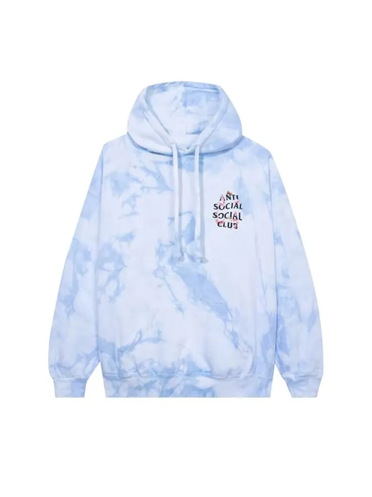 Худи Anti Social Social Club Kkoch Never Dies 'Blue Tie Dye' — изображение 1 из 2, синий