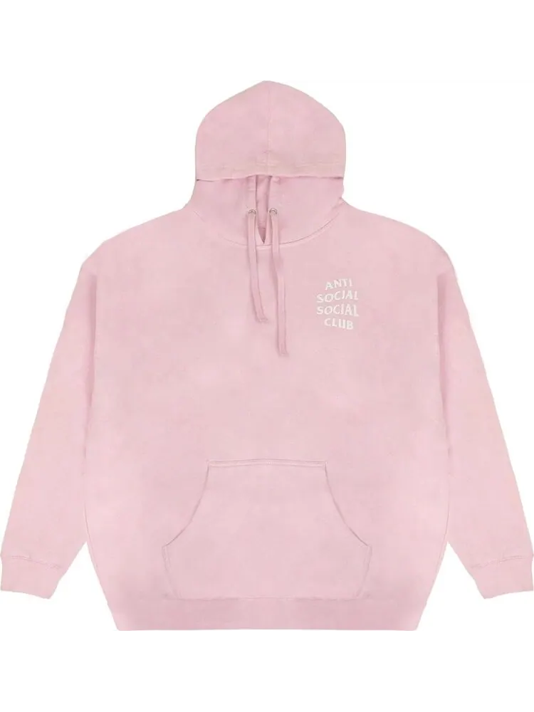 Толстовка Anti Social Social Club Logo Hooded Sweatshirt 'Pink' — изображение 1 из 3, розовый