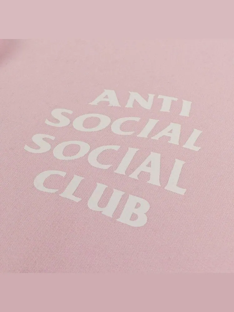 Толстовка Anti Social Social Club Logo Hooded Sweatshirt 'Pink' — изображение 3 из 3, розовый