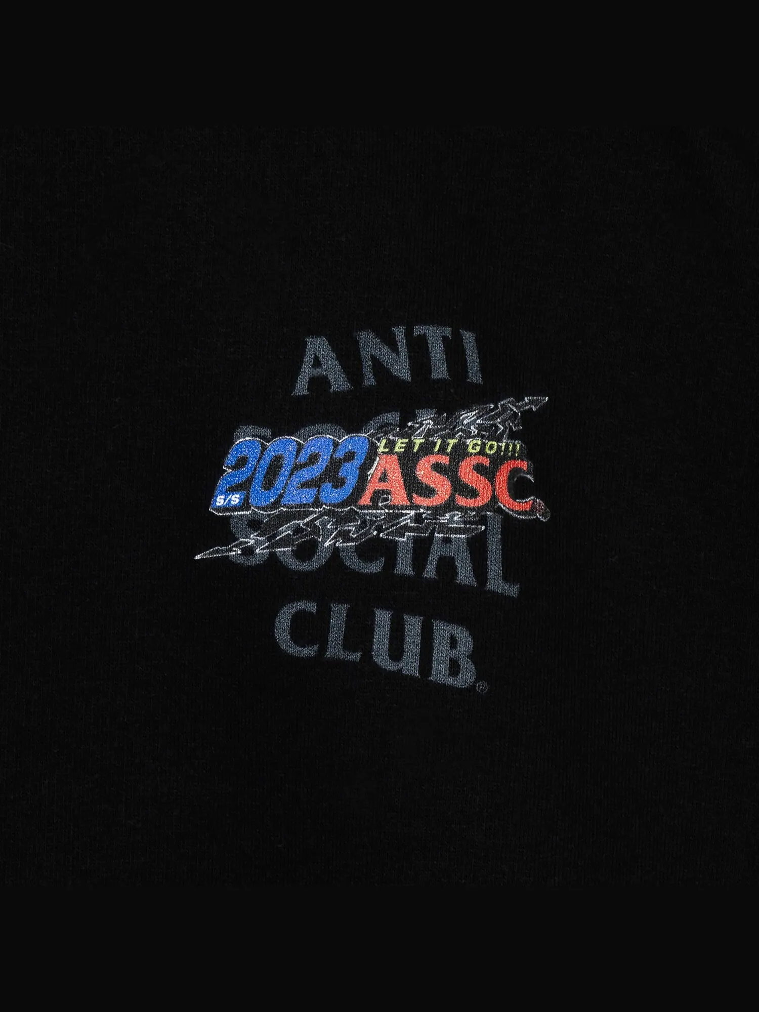 Толстовка Anti Social Social Club Let It Go черного цвета — изображение 3 из 3, черный