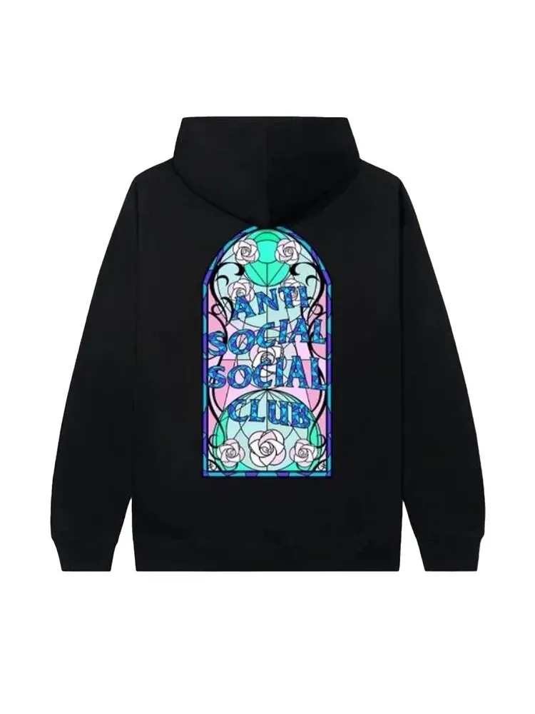 Худи Anti Social Social Club Love Stain 'Black' — изображение 2 из 2, черный