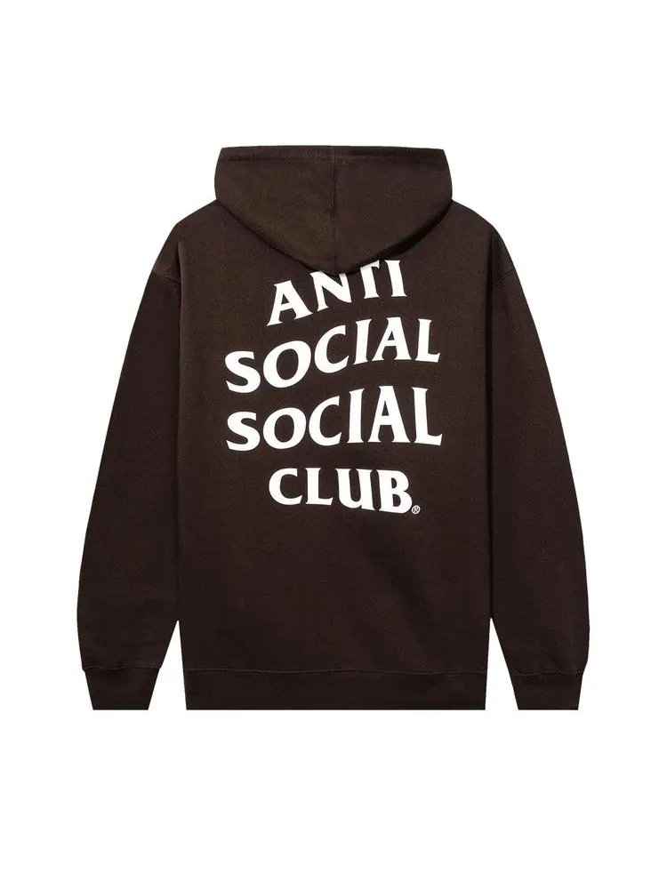 Худи Anti Social Social Club Mind Games Hoodie — изображение 2 из 4, коричневый