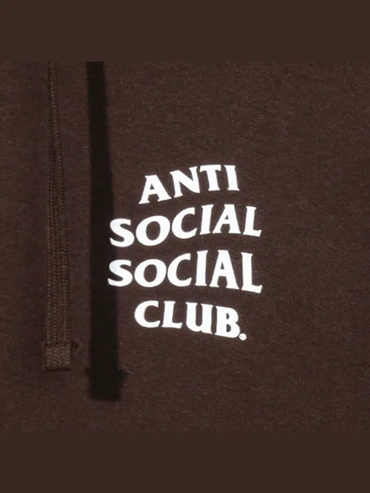 Худи Anti Social Social Club Mind Games Hoodie — изображение 3 из 4, коричневый