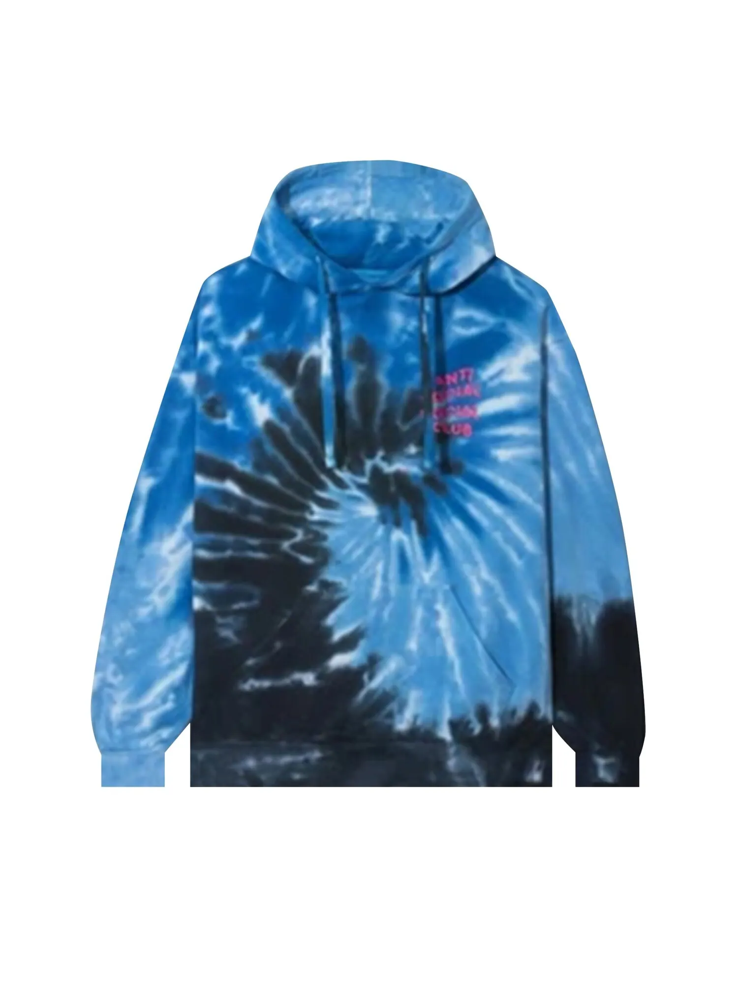 Толстовка Anti Social Social Club Maniac Blue Tie Dye — изображение 1 из 2, синий