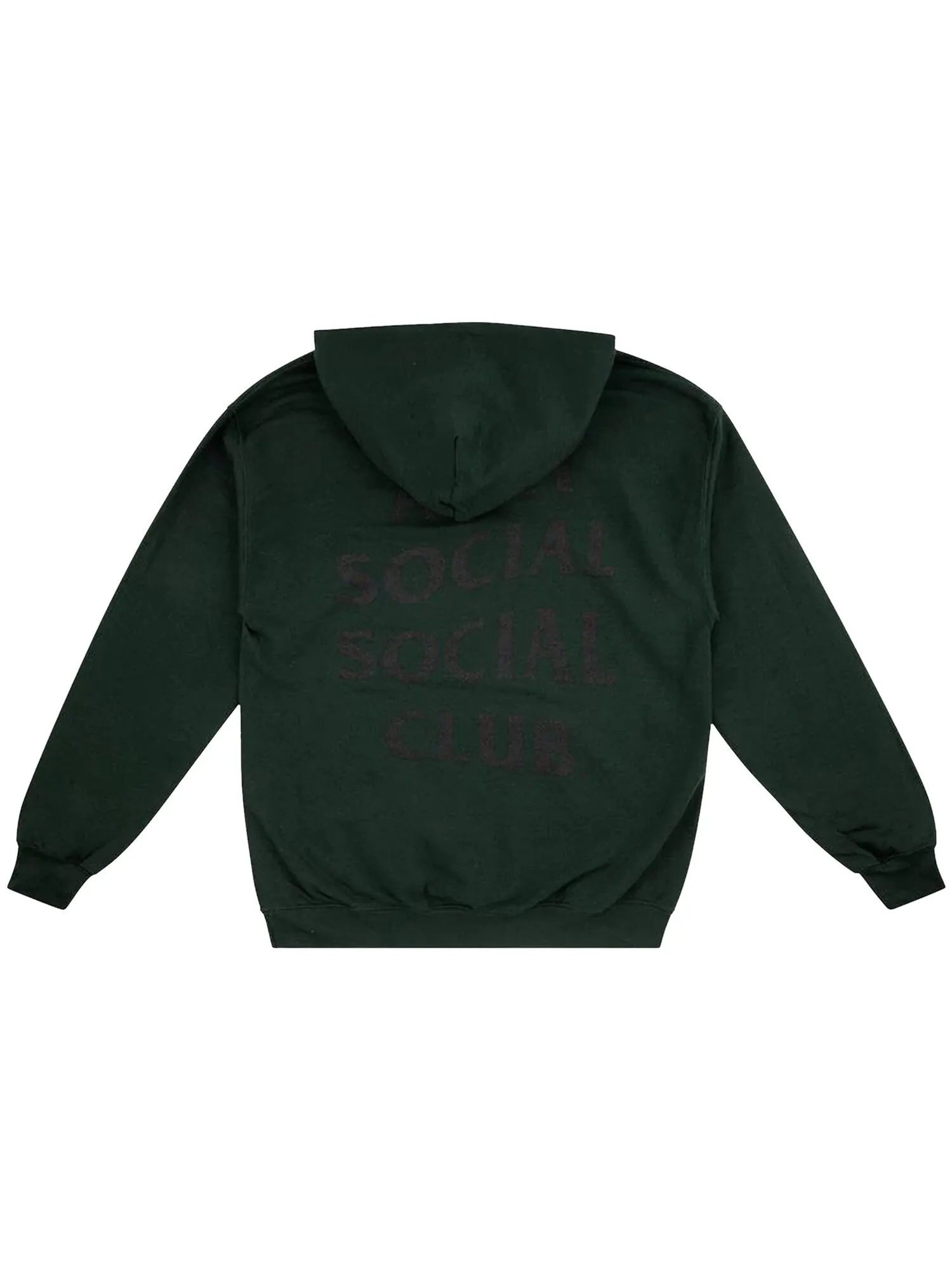 Толстовка с капюшоном Anti Social Social Club — изображение 2 из 2, зеленый