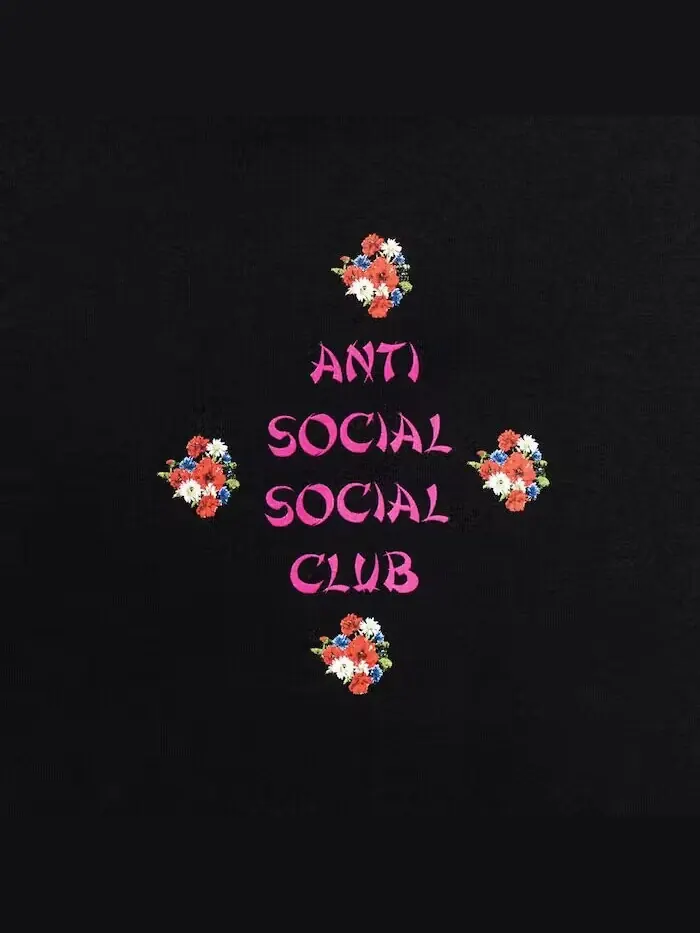 Толстовка Anti Social Social Club 2 Much Of Heaven — изображение 3 из 4, черный