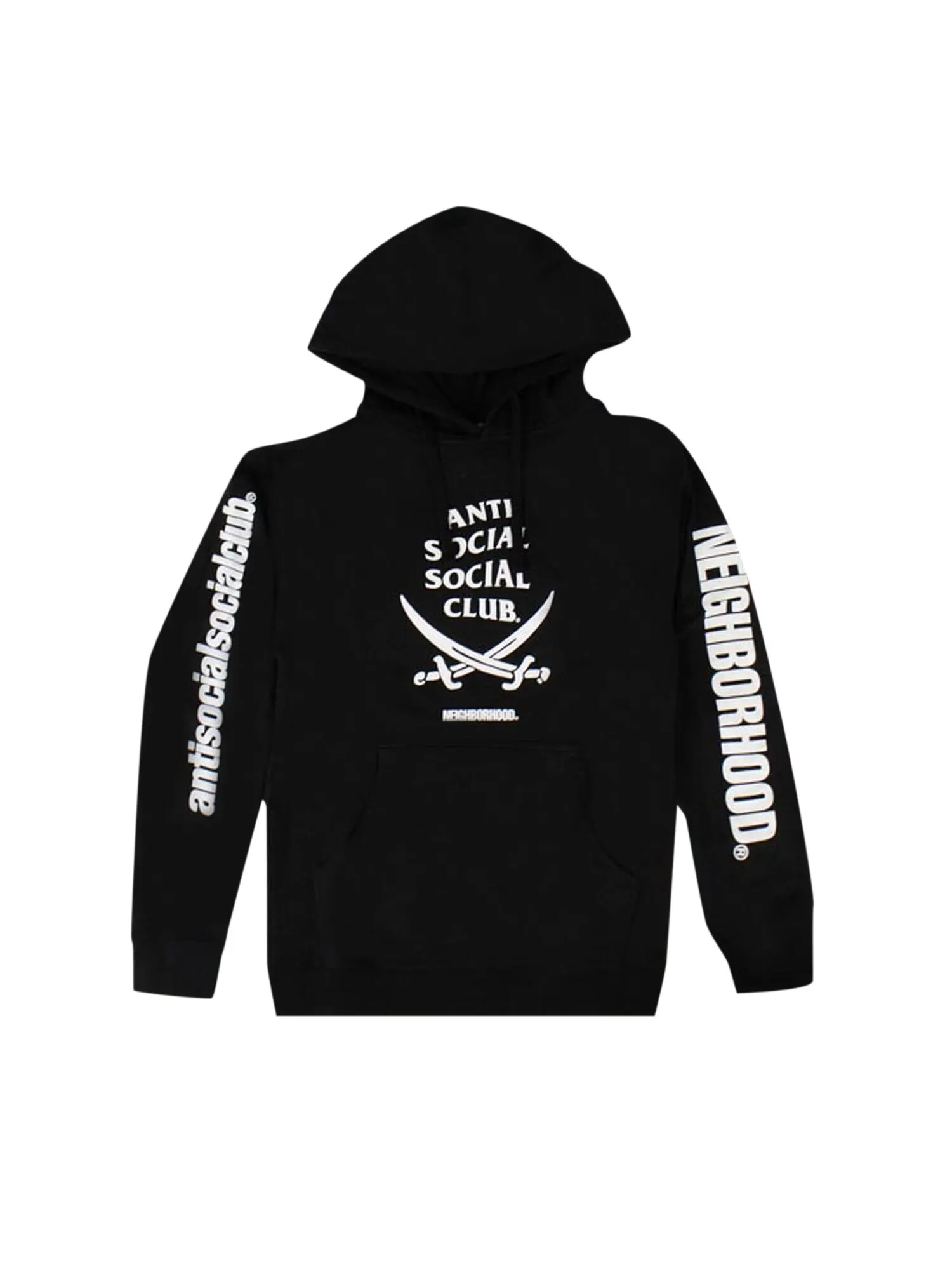 Толстовка с капюшоном Anti Social Social Club x Neighborhood 6IX — изображение 1 из 4, черный