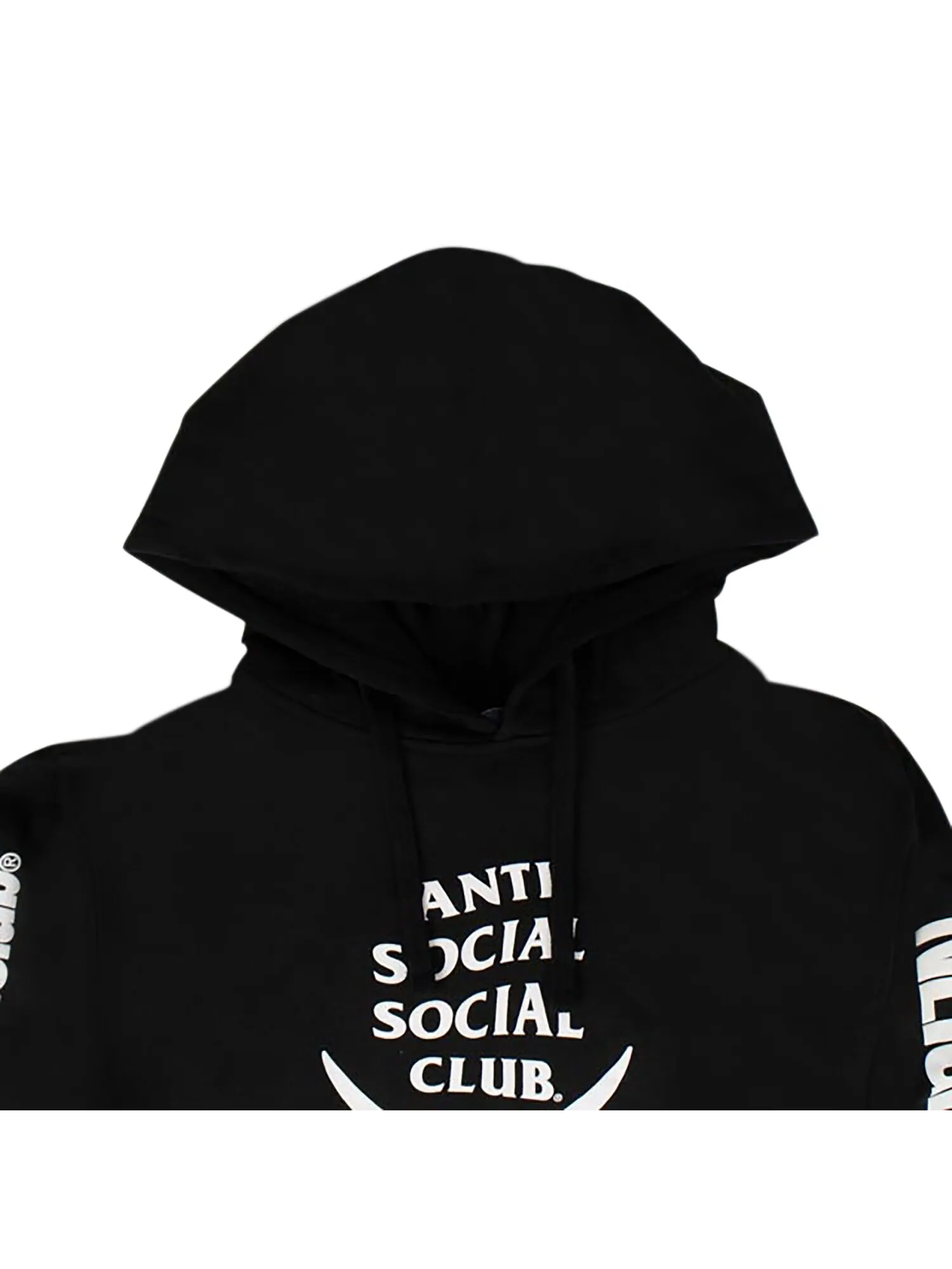 Толстовка с капюшоном Anti Social Social Club x Neighborhood 6IX — изображение 3 из 4, черный