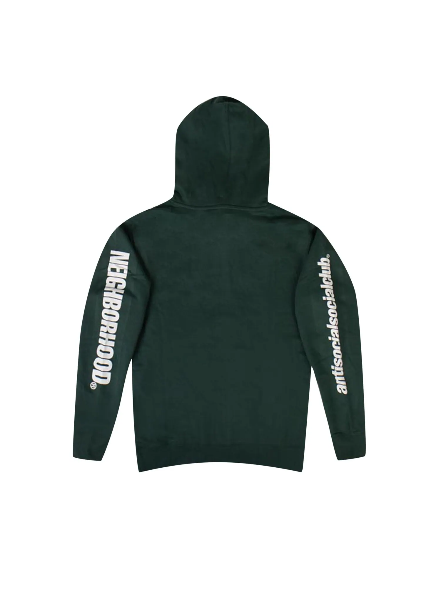 Толстовка с капюшоном Anti Social Social Club x Neighborhood 6IX — изображение 2 из 4, зеленый