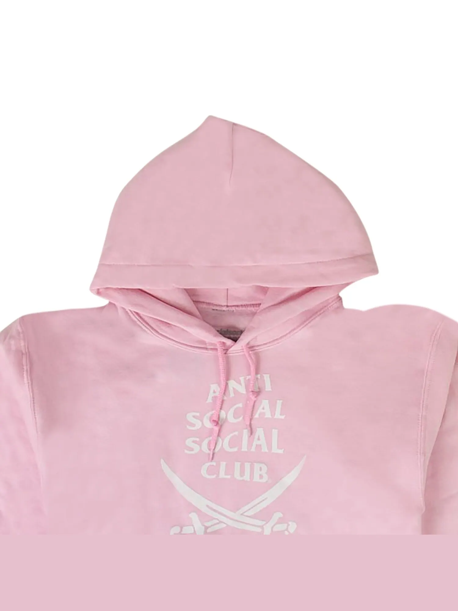 Толстовка с капюшоном Anti Social Social Club x Neighborhood 6IX — изображение 3 из 4, розовый