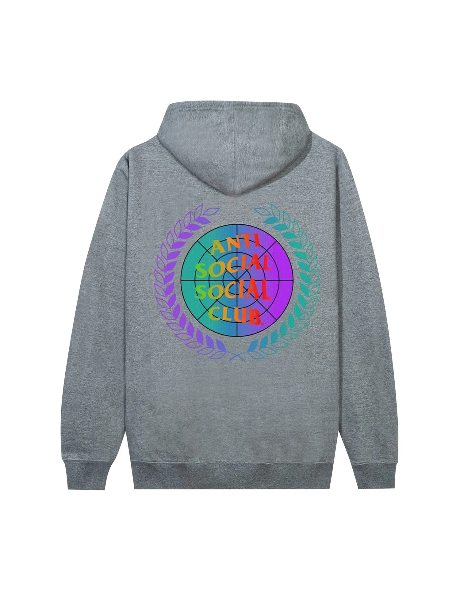 Толстовка Anti Social Social Club New World Boredom Ручная вереск — изображение 2 из 2, серый