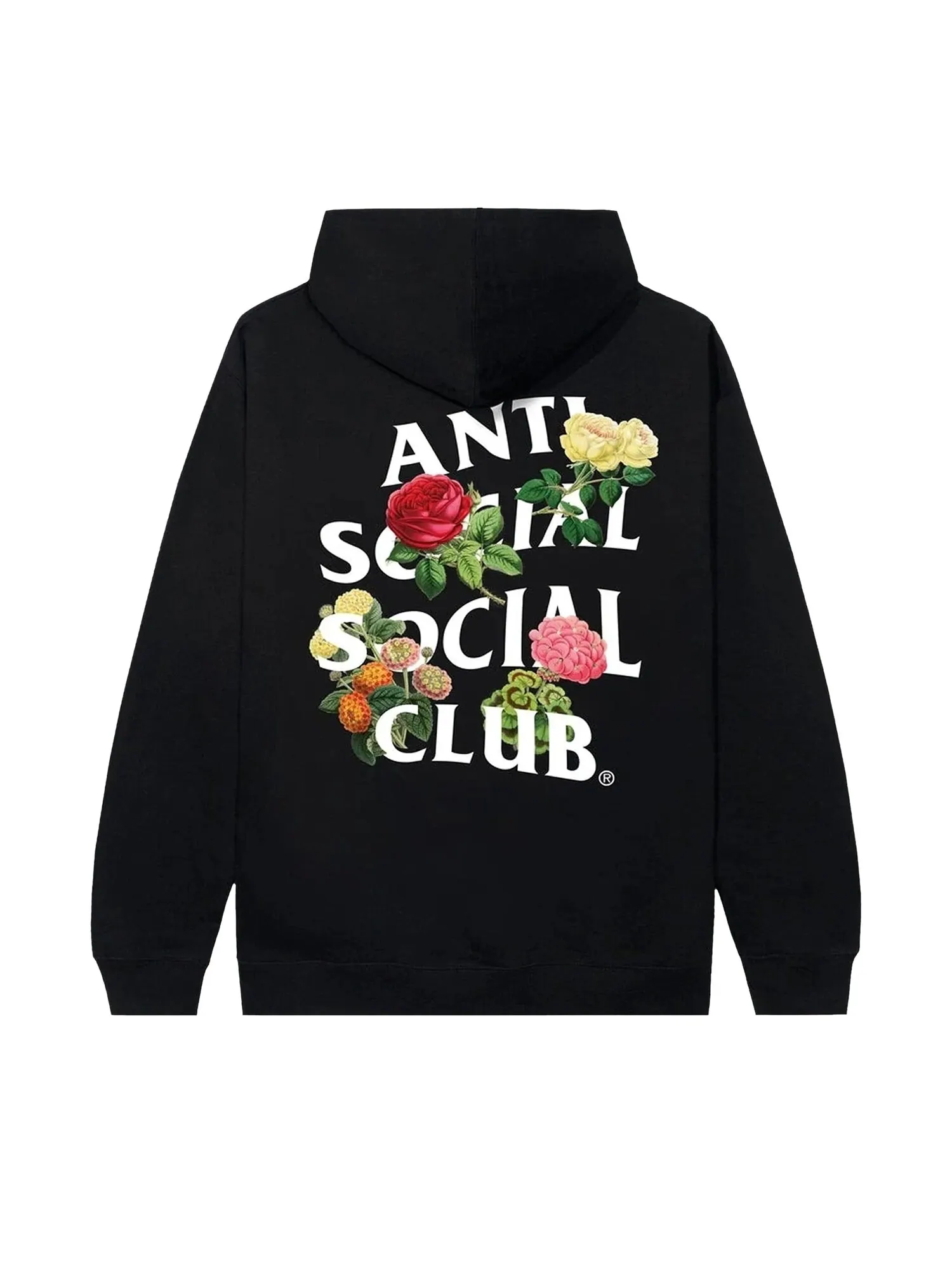 Толстовка с капюшоном Anti Social Social Club — изображение 2 из 2, черный