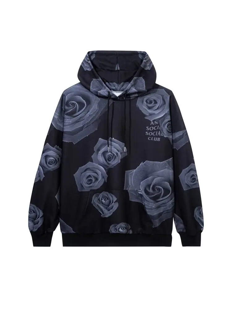 Худи Anti Social Social Club Petal To The Floor 'Black' — изображение 1 из 2, черный
