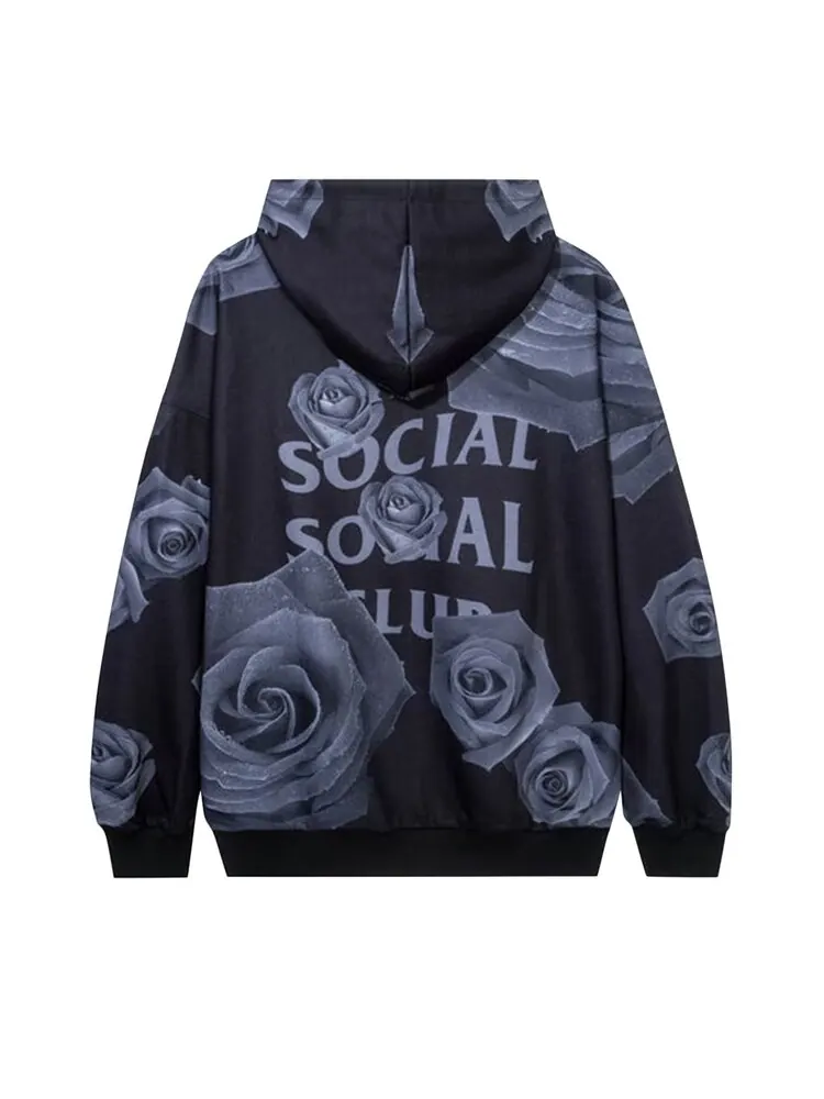 Худи Anti Social Social Club Petal To The Floor 'Black' — изображение 2 из 2, черный