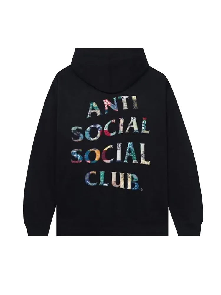 Худи Anti Social Social Club Picking Up The Pieces 'Black' — изображение 2 из 2, черный