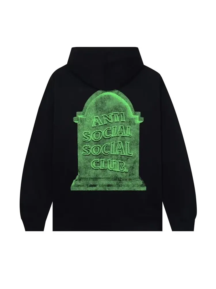 Худи Anti Social Social Club Snake In The Grass 'Black' — изображение 2 из 2, черный