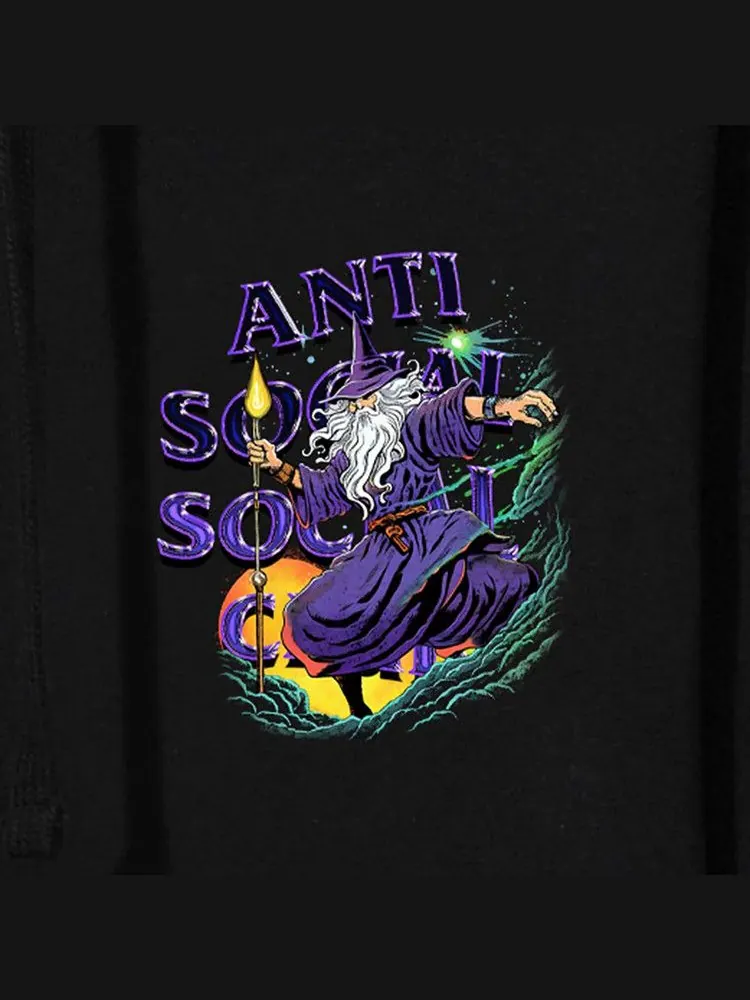 Худи Anti Social Social Club Sleave Hoodie — изображение 3 из 4, черный