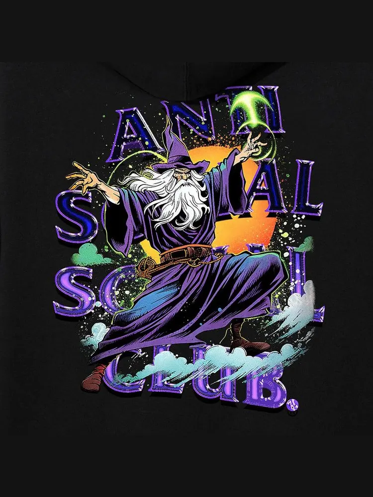 Худи Anti Social Social Club Sleave Hoodie — изображение 4 из 4, черный