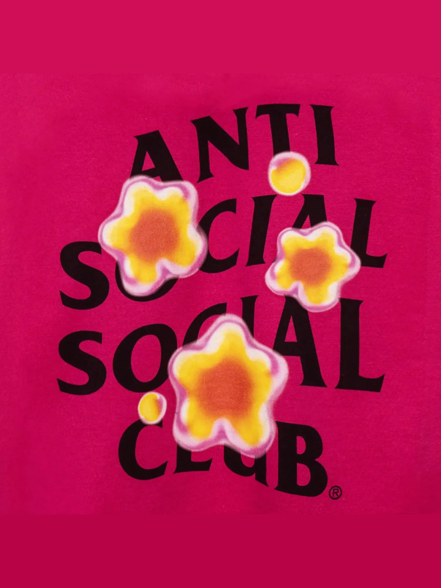 Толстовка Anti Social Social Club See The Feeling Розовая — изображение 3 из 3, розовый