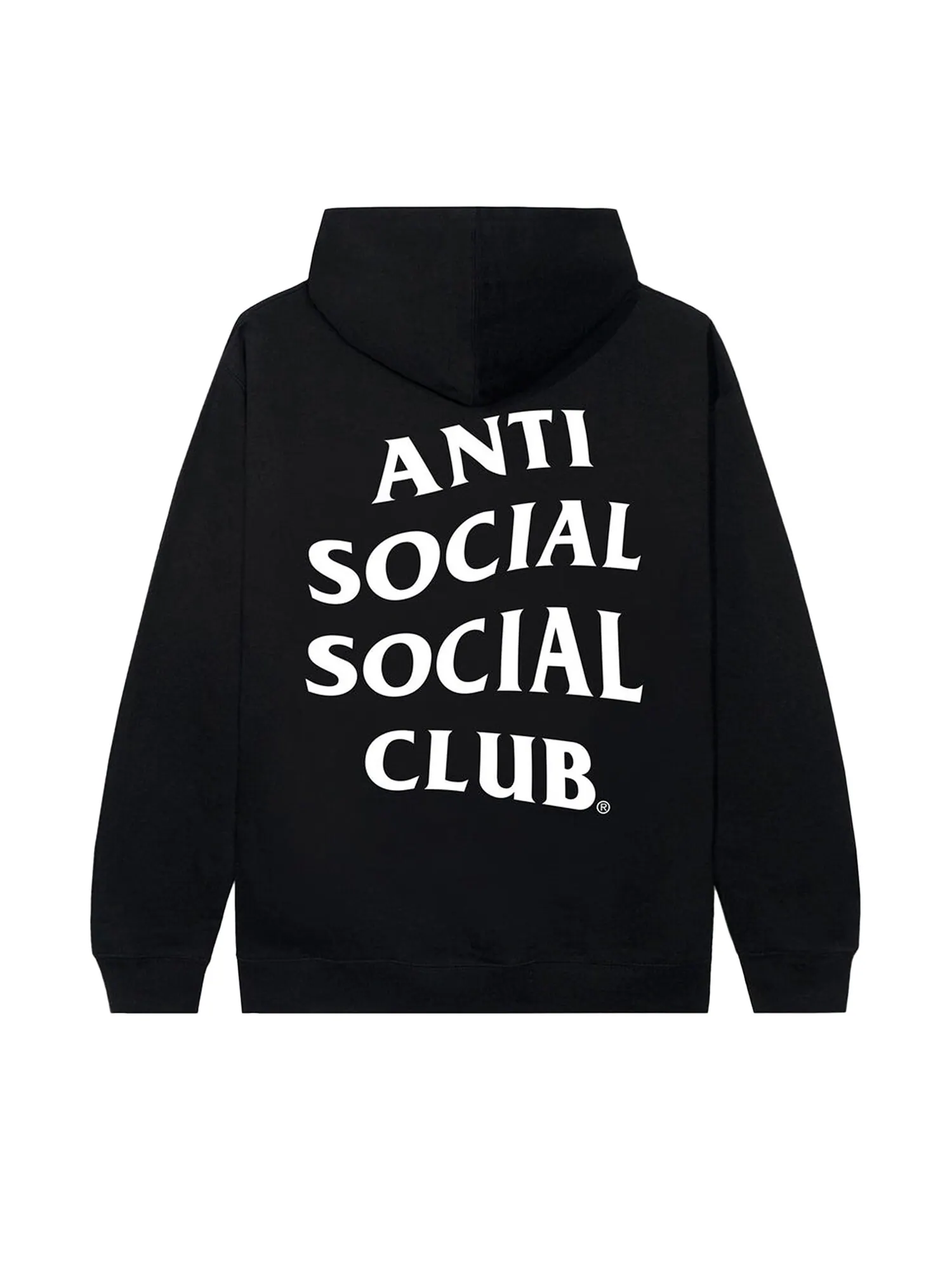 Толстовка с капюшоном Anti Social Social Club Straight To Voicemail Черная — изображение 2 из 2, черный