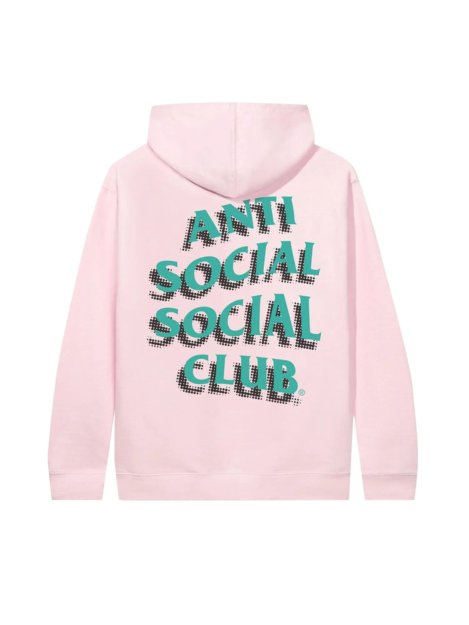 Утонченная худи Anti Social Social Club розового цвета — изображение 2 из 2, розовый