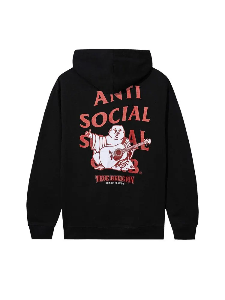 Худи Anti Social Social Club x True Religion Anti-Truth Premium Heavyweight Hoodie — изображение 2 из 2, черный