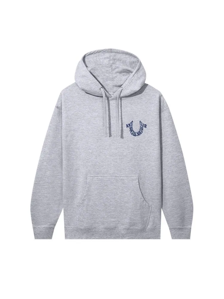 Худи Anti Social Social Club x True Religion Anti-Truth Premium Heavyweight Hoodie — изображение 1 из 2, серый