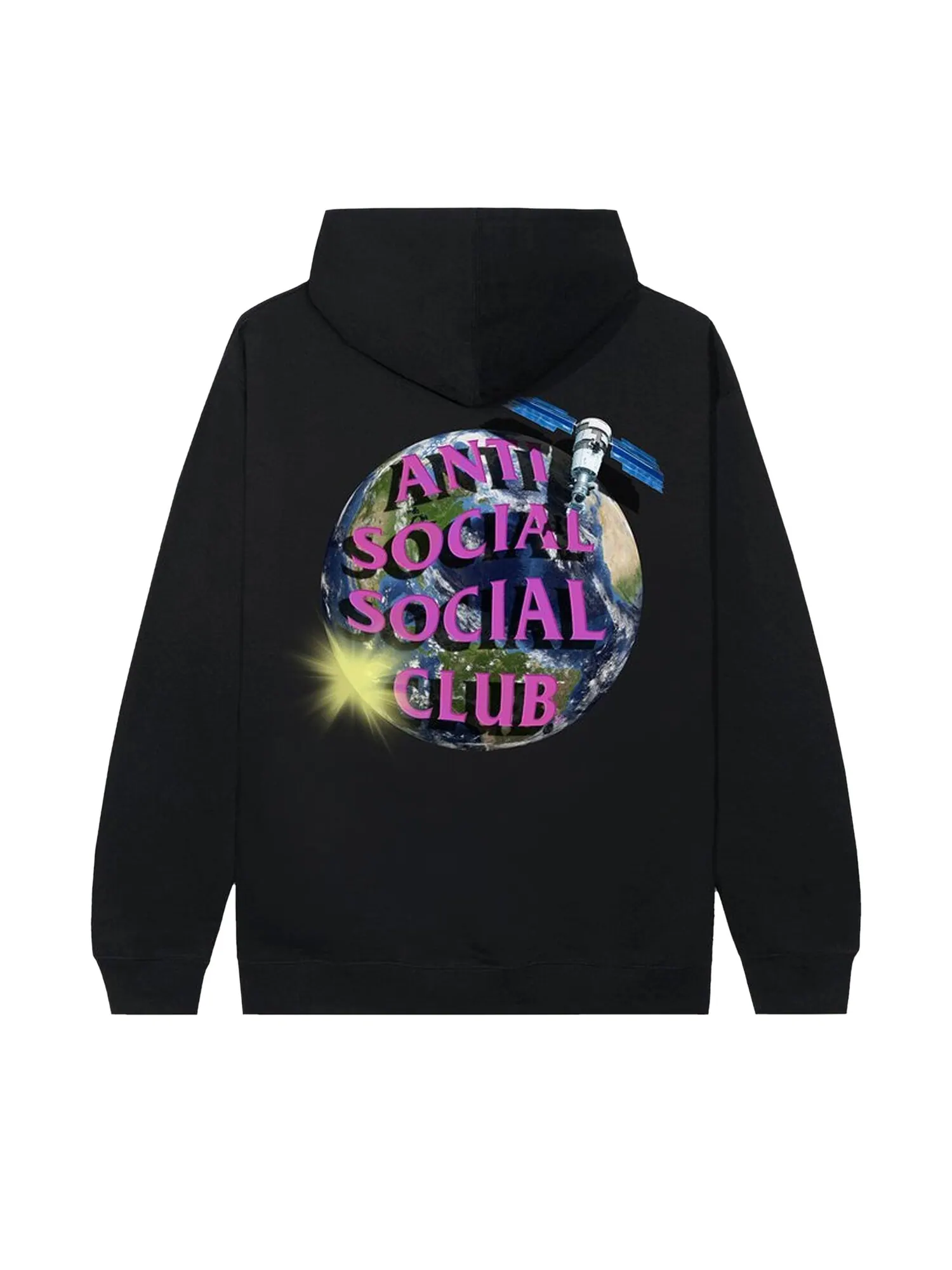 Толстовка Anti Social Social Club Worldwide — изображение 2 из 2, черный