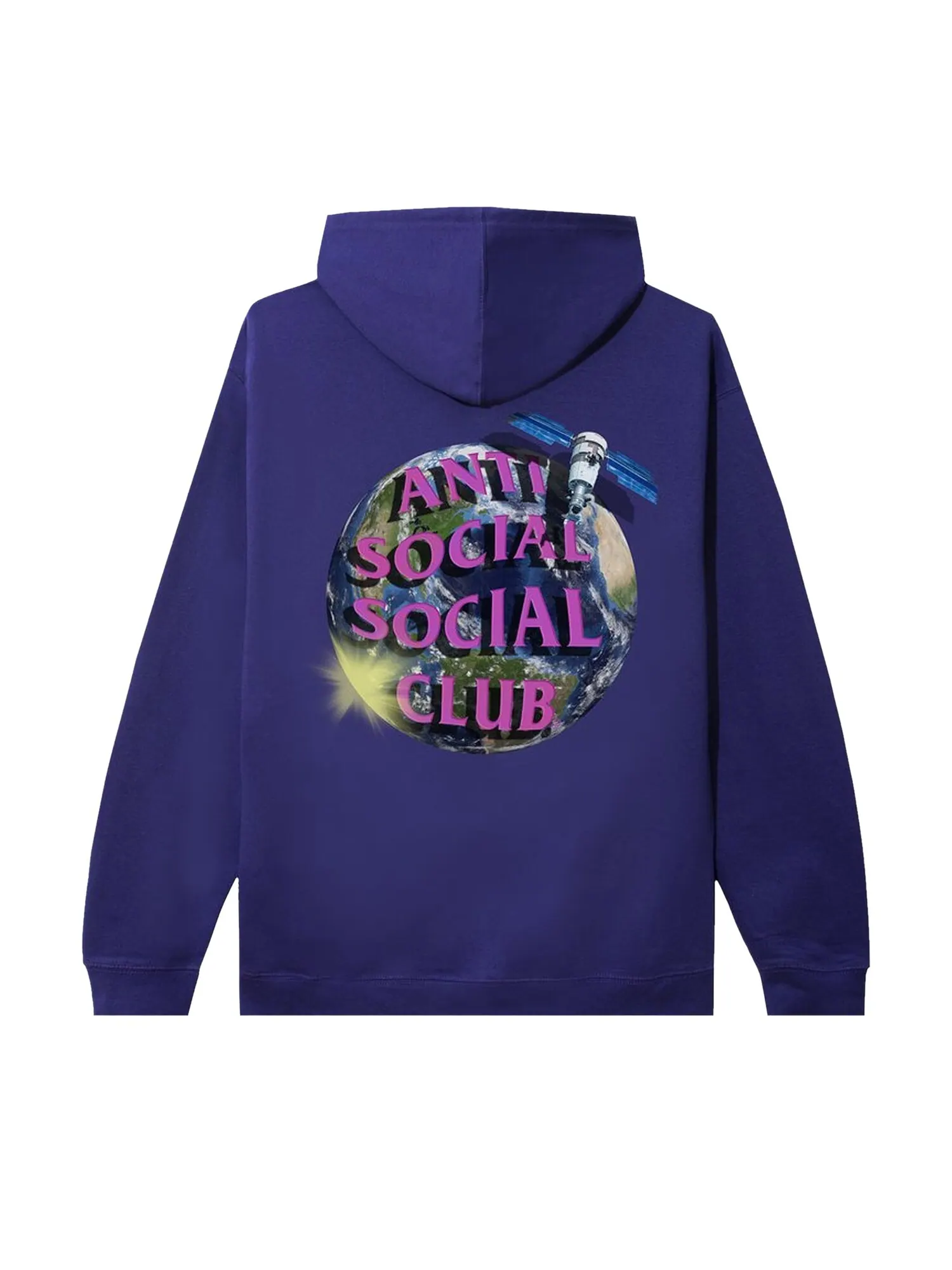 Толстовка Anti Social Social Club Worldwide Фиолетовый — изображение 2 из 2