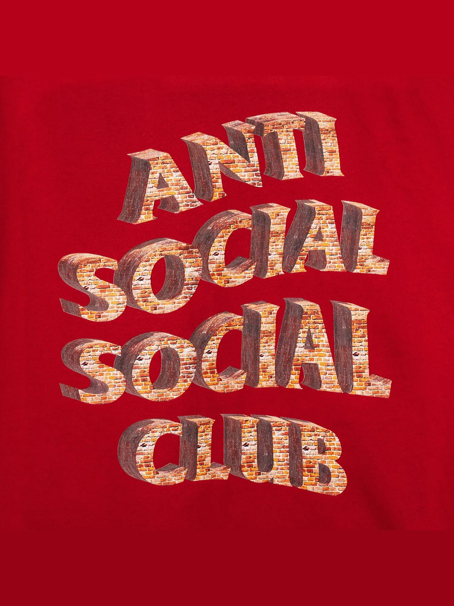 Белая толстовка с капюшоном Anti Social Social Club — изображение 3 из 3, красный