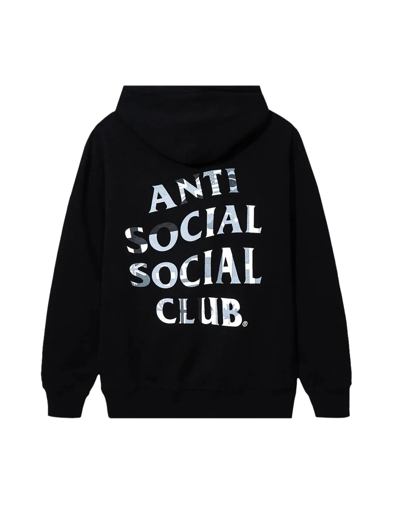 Толстовка Anti Social Social Club x Alpha Essential — изображение 2 из 2, черный