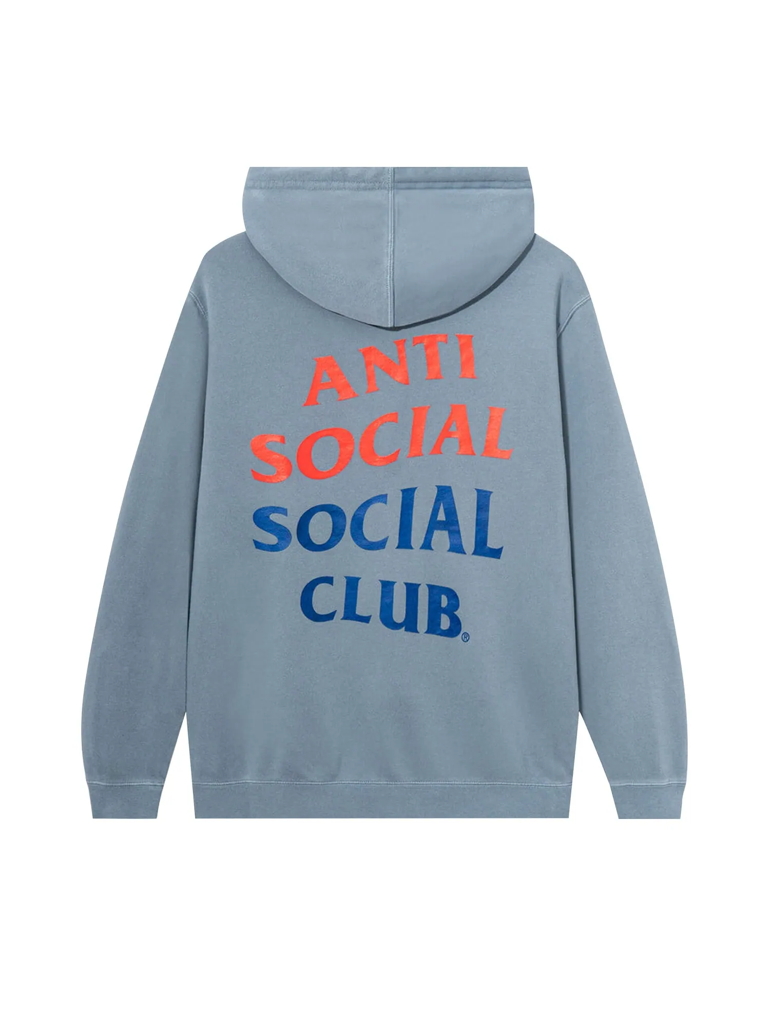 Толстовка с флагом Anti Social Social Club x Case Study Синяя — изображение 2 из 2, синий