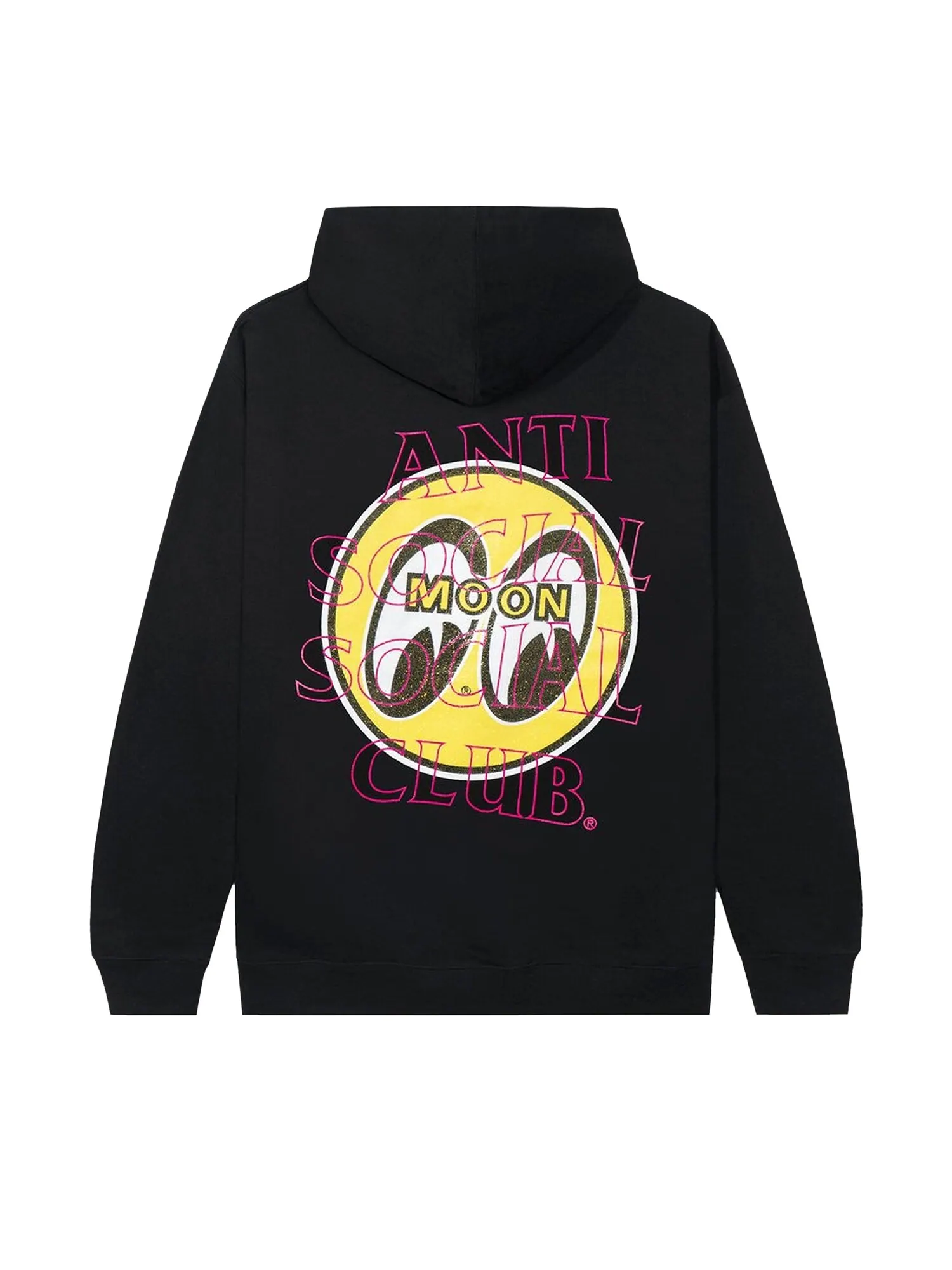 Толстовка с блестками Crossfire Anti Social Social Club x Mooneyes — изображение 2 из 2, черный