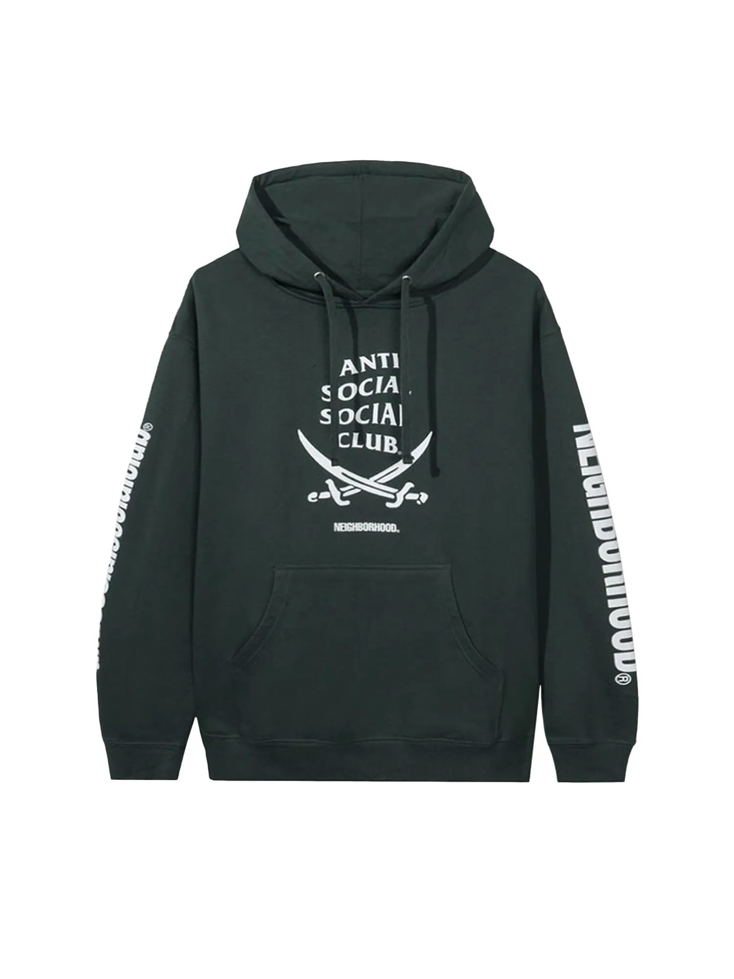 Толстовка Anti Social Social Club x Neighborhood 6IX — изображение 1 из 1, зеленый