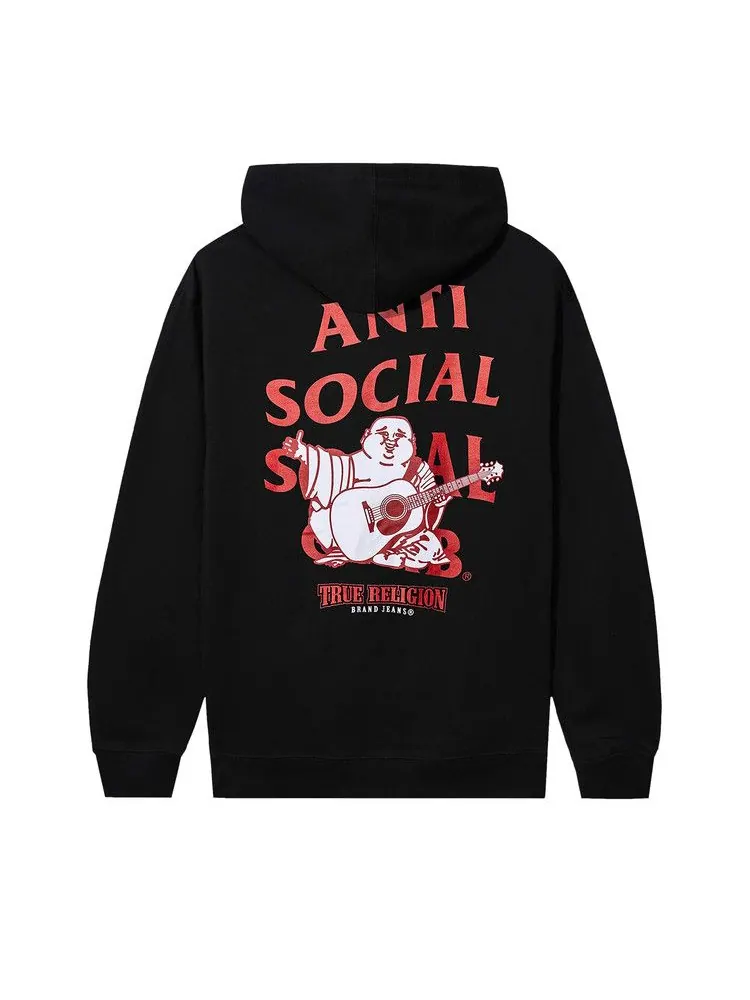 Худи Anti Social Social Club x True Religion Anti-Truth Hoodie — изображение 2 из 4, черный