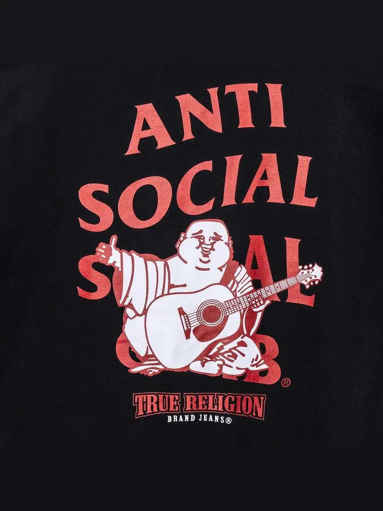 Худи Anti Social Social Club x True Religion Anti-Truth Hoodie — изображение 4 из 4, черный