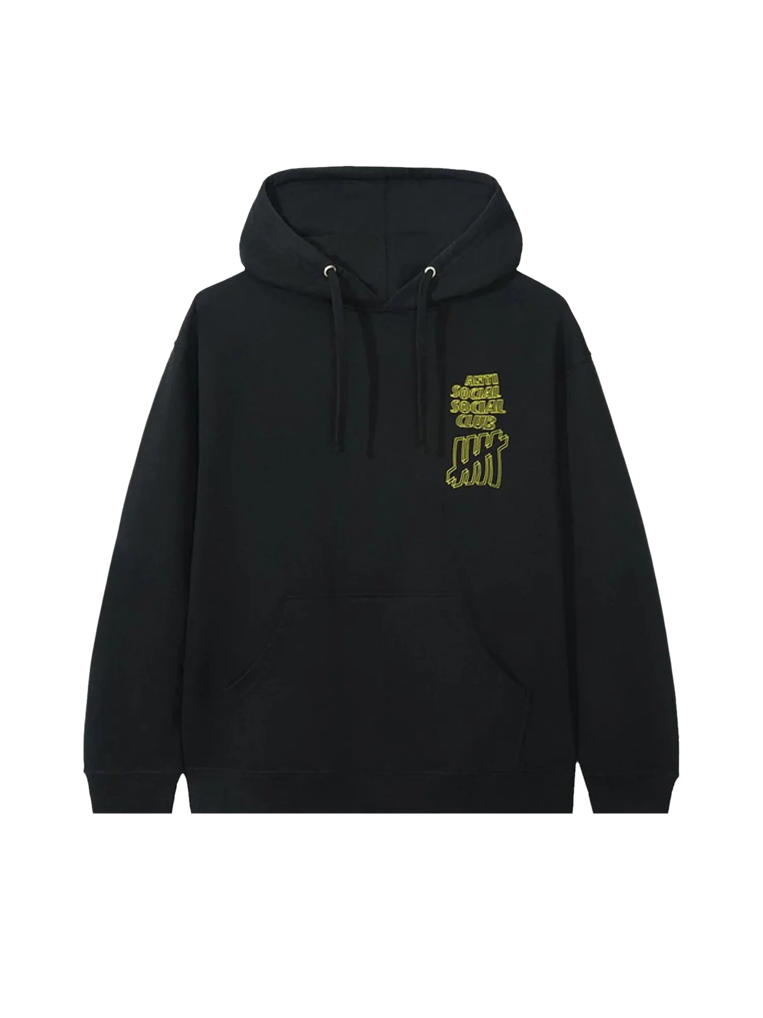 Толстовка Anti Social Social Club x Undefeated Черная — изображение 1 из 2, черный