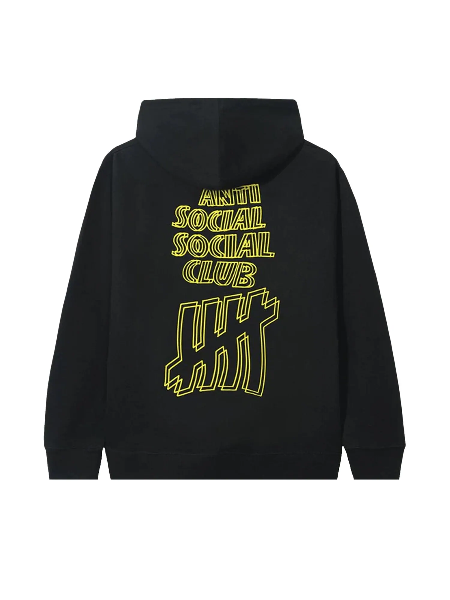 Толстовка Anti Social Social Club x Undefeated Черная — изображение 2 из 2, черный