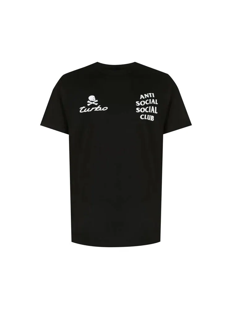 Футболка Anti Social Social Club Turbo Logo Short-Sleeve 'Black' — изображение 1 из 1, черный