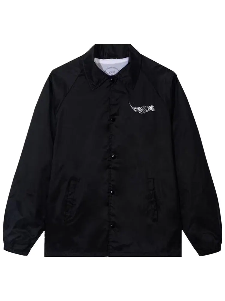 Куртка Anti Social Social Club I Get Into It Coach Jacket — изображение 1 из 1, черный