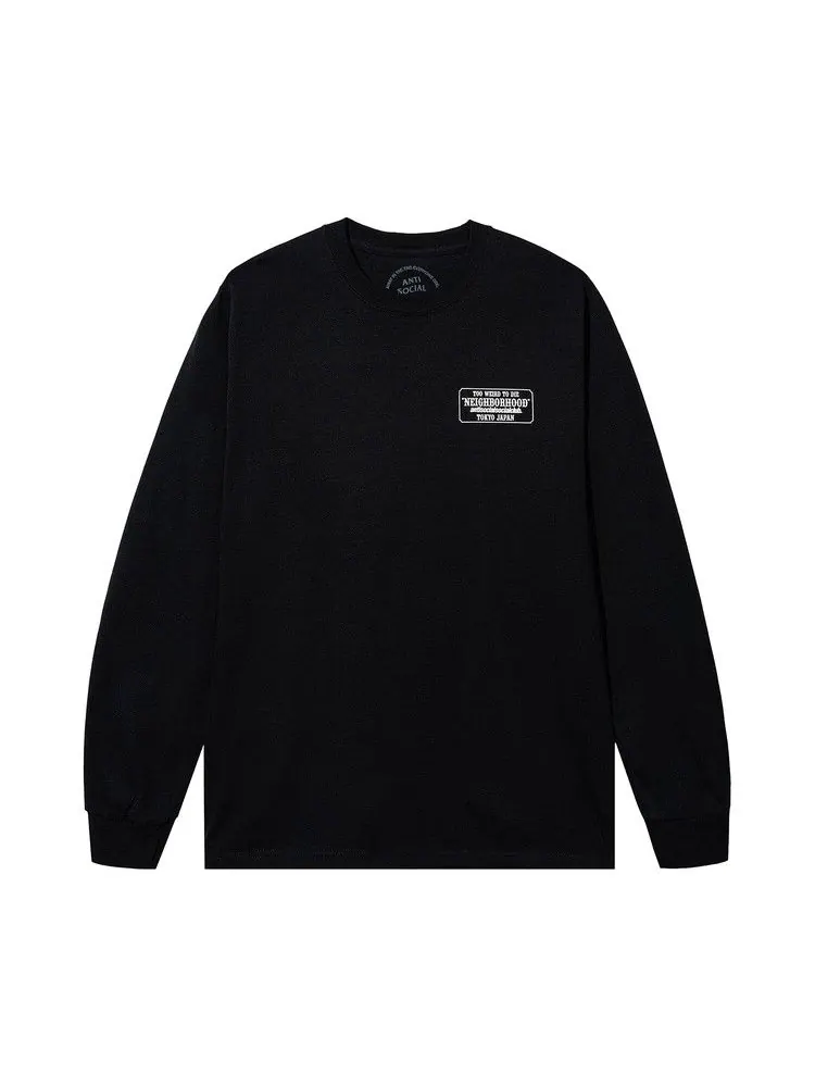 Футболка Anti Social Social Club x Neighborhood Plaque Long-Sleeve Tee — изображение 1 из 3, черный
