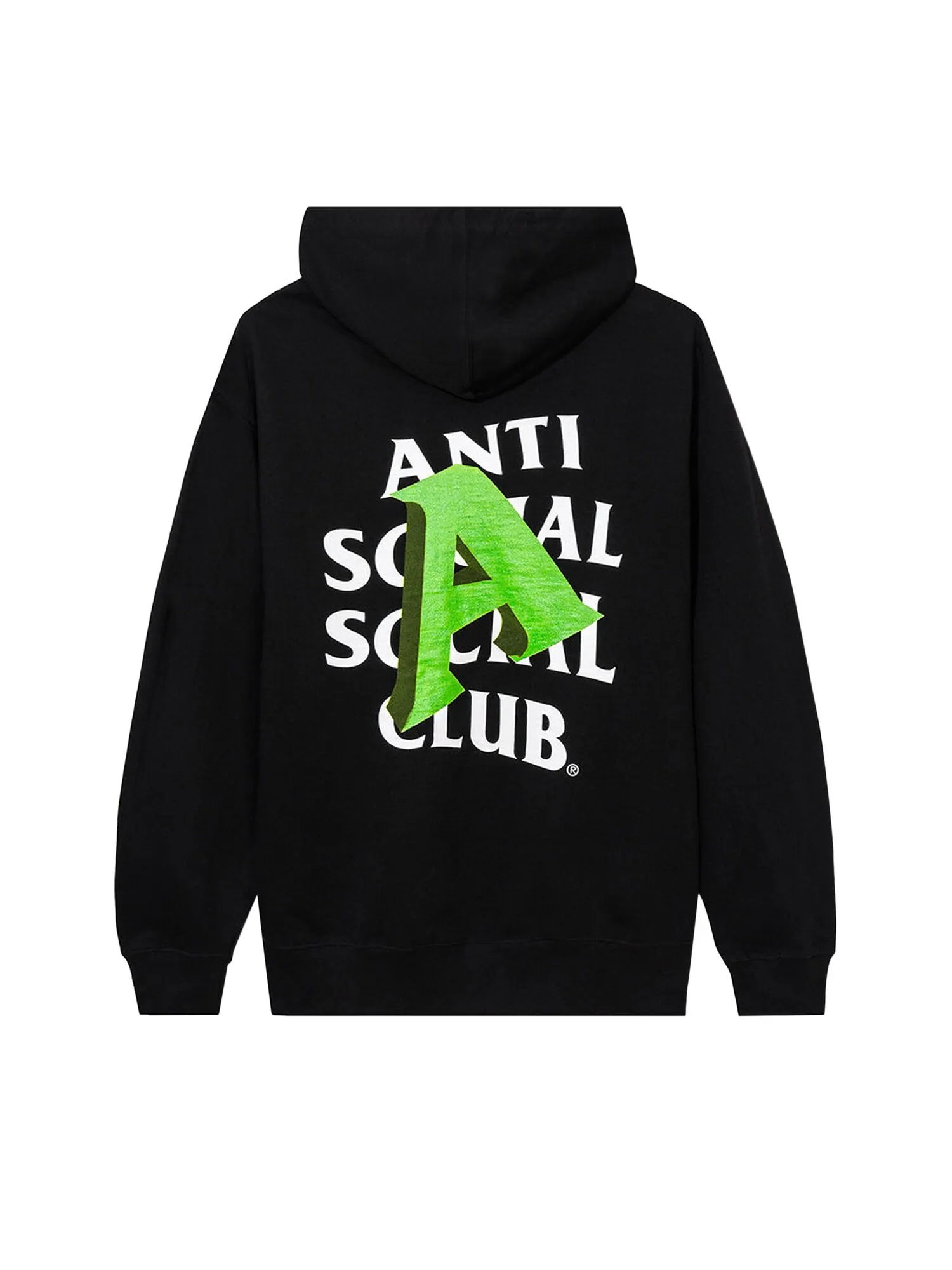 Толстовка с капюшоном на молнии Anti Social Social Club A Черная — изображение 2 из 2, черный