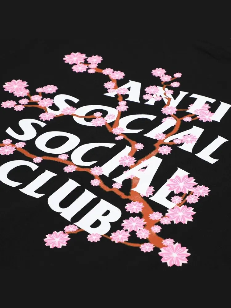 Футболка Anti Social Social Club Cherry Blossom T-Shirt 'Black' — изображение 3 из 3, черный