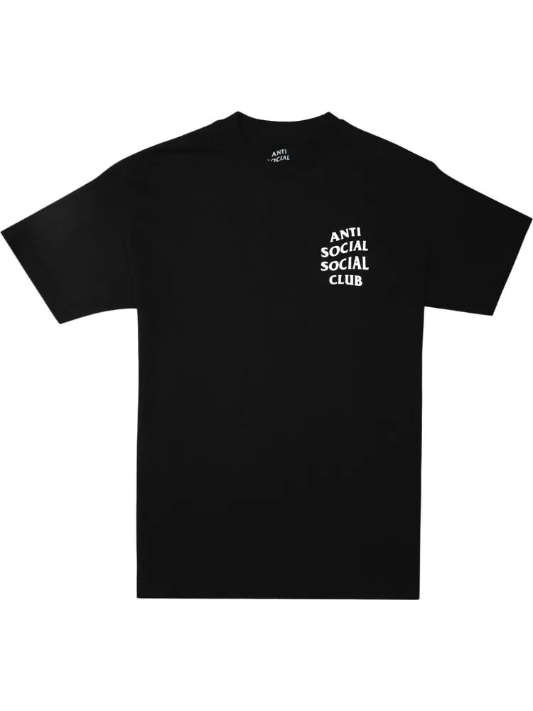 Футболка Anti Social Social Club Logo 2 T-Shirt 'Black' — изображение 1 из 3, черный