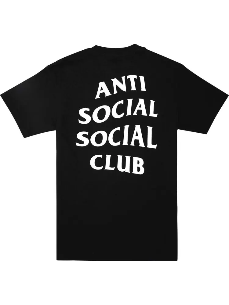 Футболка Anti Social Social Club Logo 2 T-Shirt 'Black' — изображение 2 из 3, черный