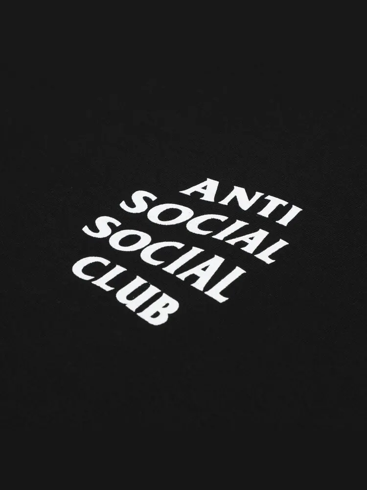 Футболка Anti Social Social Club Logo 2 T-Shirt 'Black' — изображение 3 из 3, черный